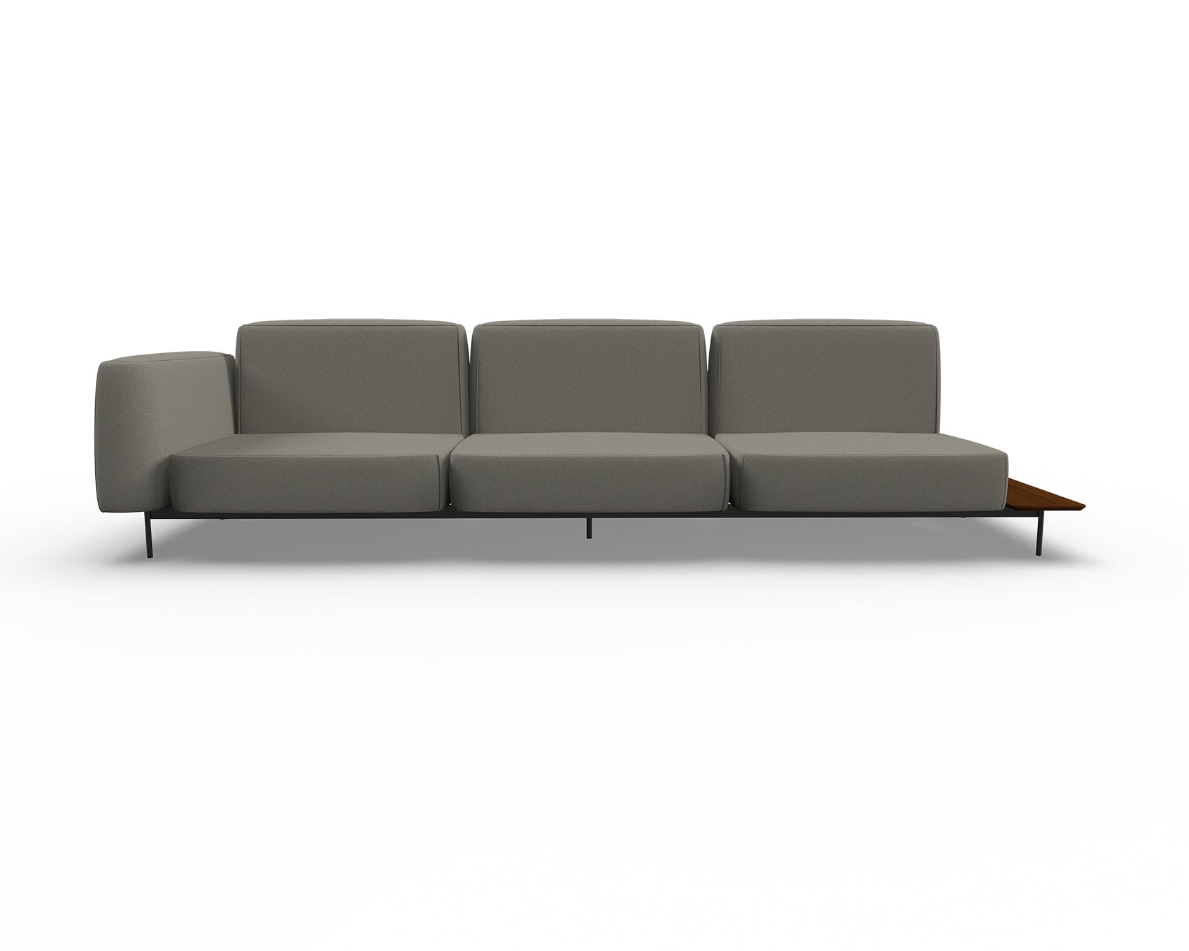 Noon 4 Seater Sofa with Right Shelf